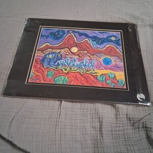 Vibrant Western Landscape Art Print